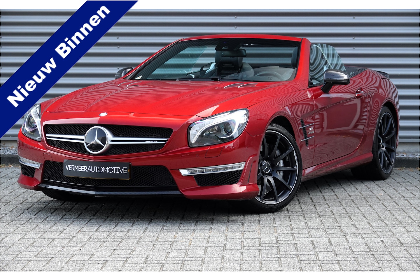 Mercedes-Benz SL-klasse Cabrio - AMG 63 | Pano | Distronic | Massage | Airscarf | H&K | Camera | Memory | Carbon | - AutoWereld.nl