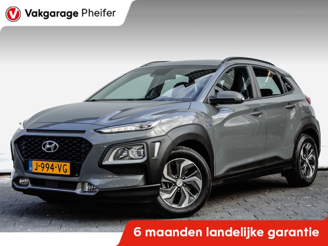 Hyundai Kona - 1.6 GDI HEV Comfort Smart Full map navigatie/ Camera/ DAB+/ Carplay/ Adapt. cruise - AutoWereld.nl