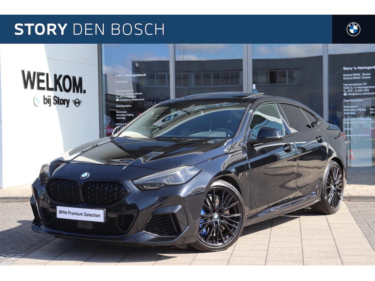 BMW 2-serie Gran Coupé - M235i xDrive High Executive Automaat / Panoramadak / Sportstoelen / Achteruitrijcamera / A - AutoWereld.nl