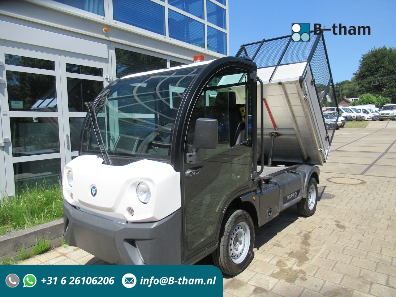 Goupil G4 - 48V Kipper - Tipper + Hoge hekken, ruimte voor HD unit / Kist - AutoWereld.nl