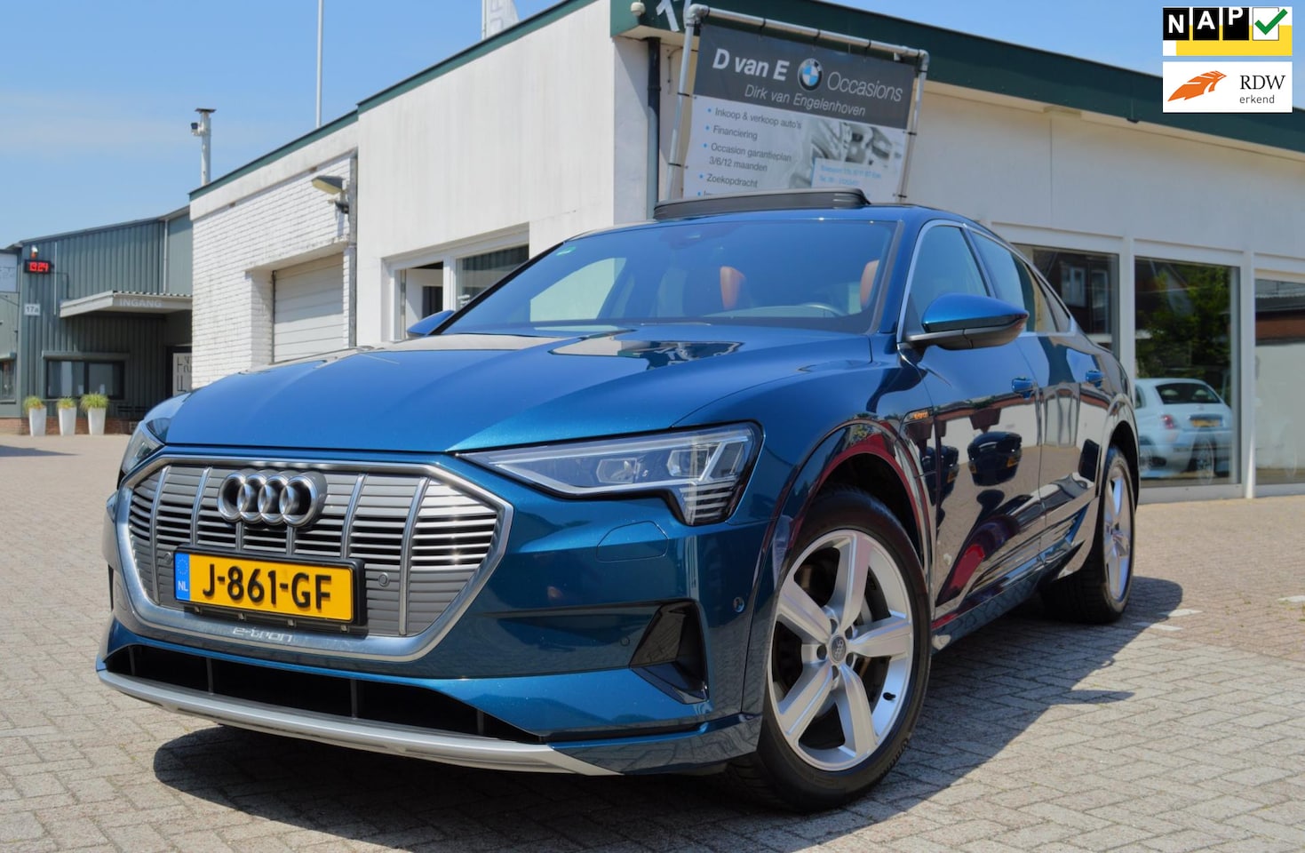 Audi e-tron Sportback - 55 quattro Business edition Plus 95 kWh Panodak/Luchtvering - AutoWereld.nl