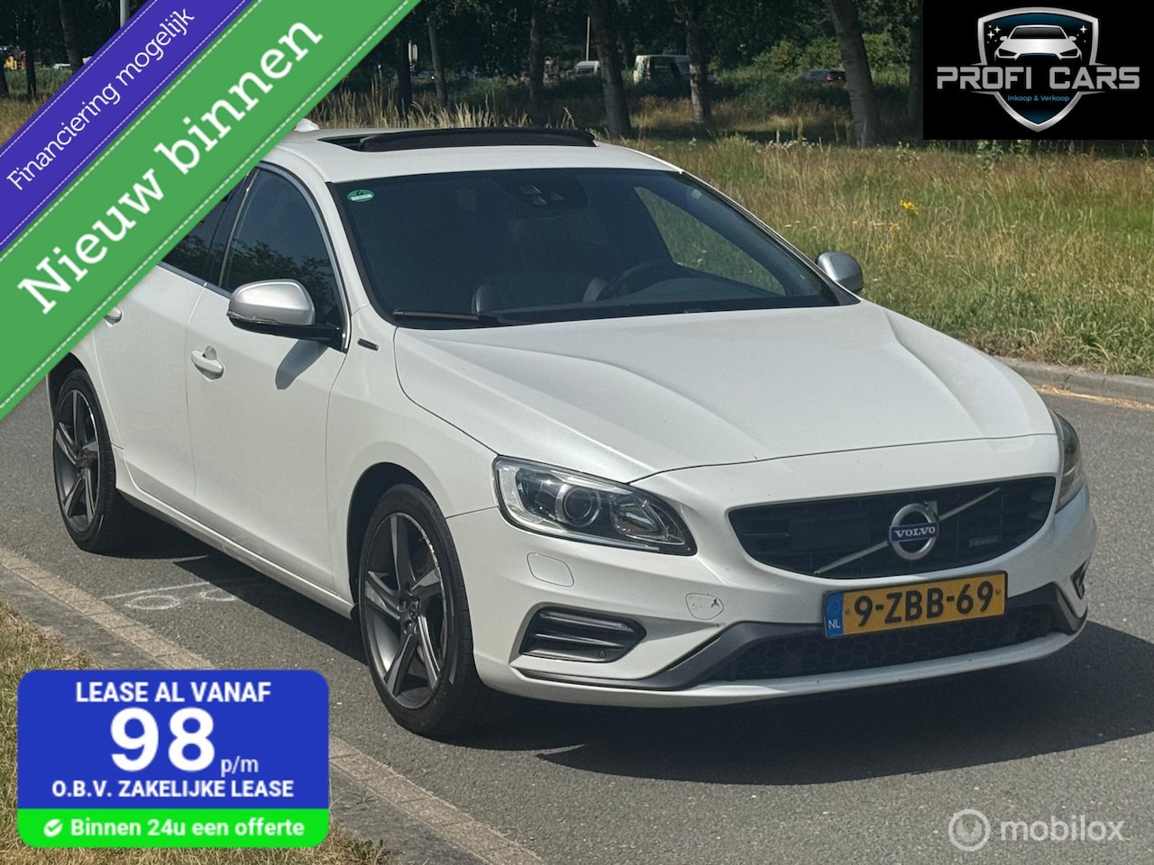 Volvo V60 - 2.4 D5 R-Design Camera Opendak Leer - AutoWereld.nl