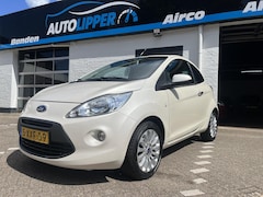Ford Ka - 1.2 Metal start/stop /Nieuwe apk bij aflevering/Parelmoer/Lm velgen/Panorama raam