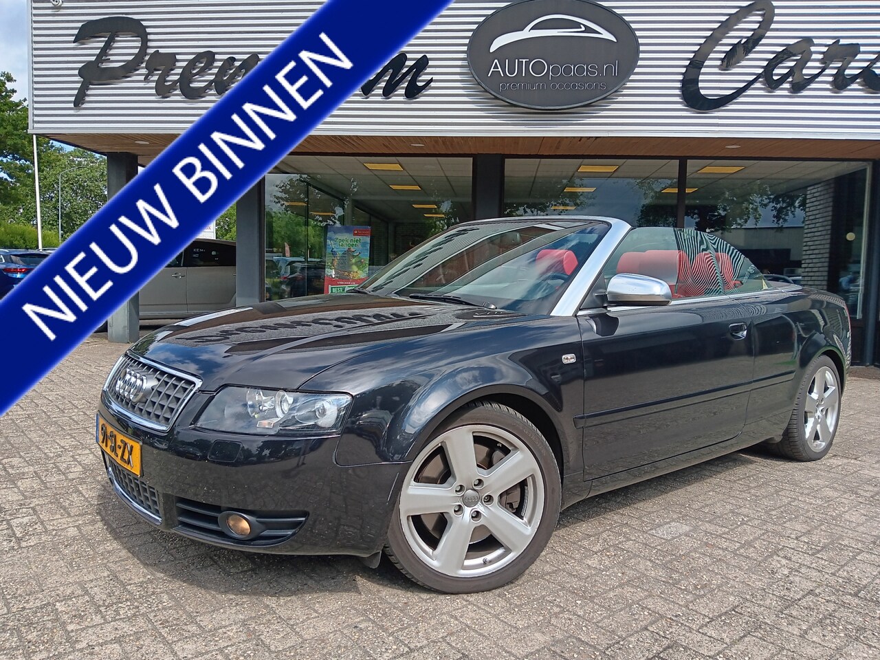 Audi A4 Cabriolet - 4.2 V8 S4 quattro Pro line|ORG NL|RODE KAP|Dealeronderhouden!! - AutoWereld.nl