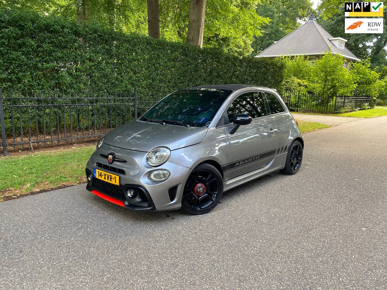 Fiat 500 C - 1.4-16V Abarth Cabrio, Leer, Origineel NL 135PK - AutoWereld.nl