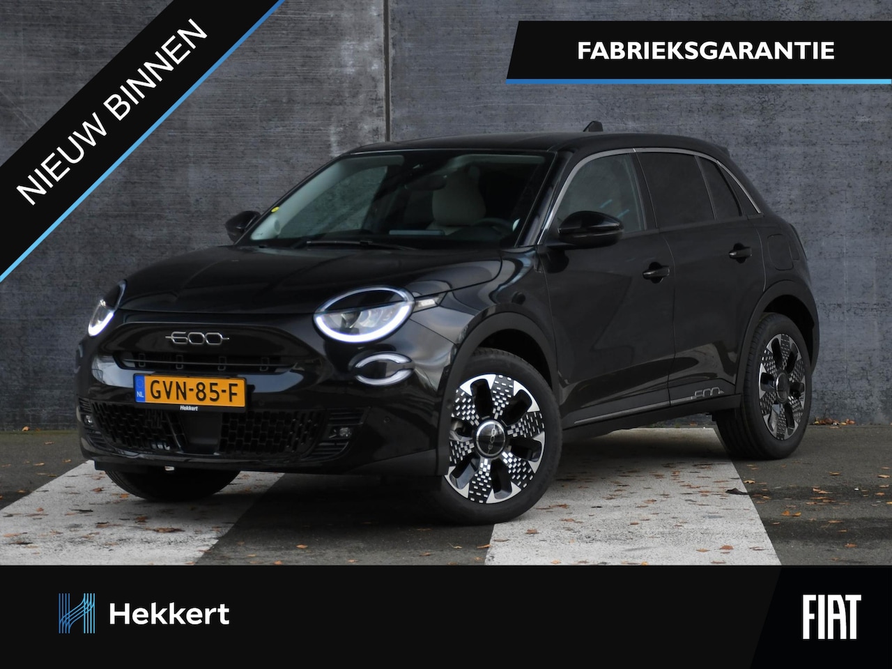 Fiat 600 - La Prima 1.2 Hybrid 100pk Automaat DODE HOEK | ADAP. CRUISE | LEDER | MASSAGE | APPLE CARP - AutoWereld.nl