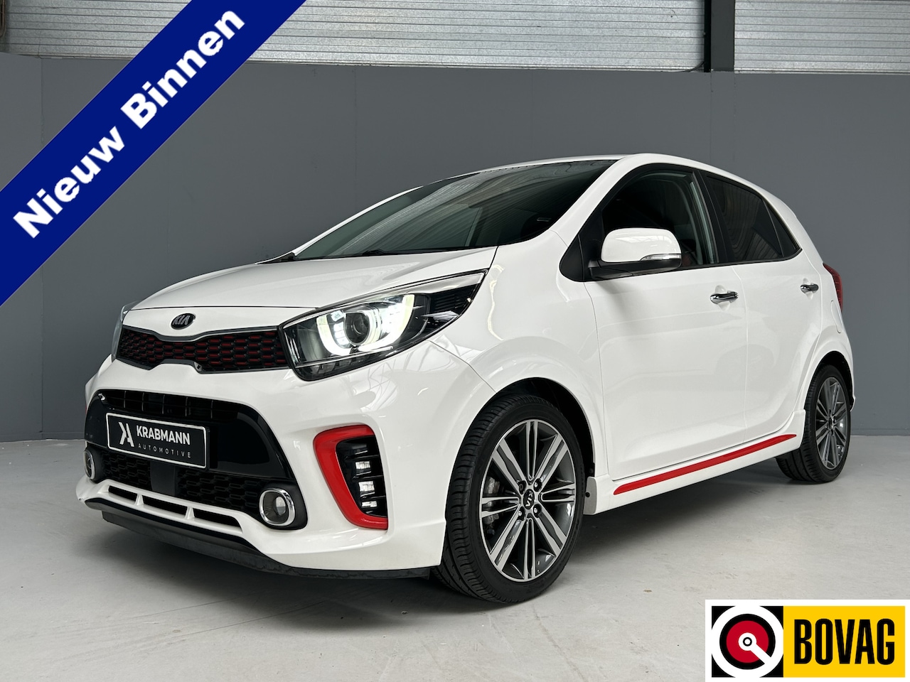 Kia Picanto - 1.2 CVVT GT-Line Leder|Navi|Clima|Camera - AutoWereld.nl