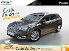 Ford Focus Wagon - 1.0 Titanium 125 PK| Navigatie|lichtmetalen velgen 17"| Sportstoelen| 12 maanden garantie|