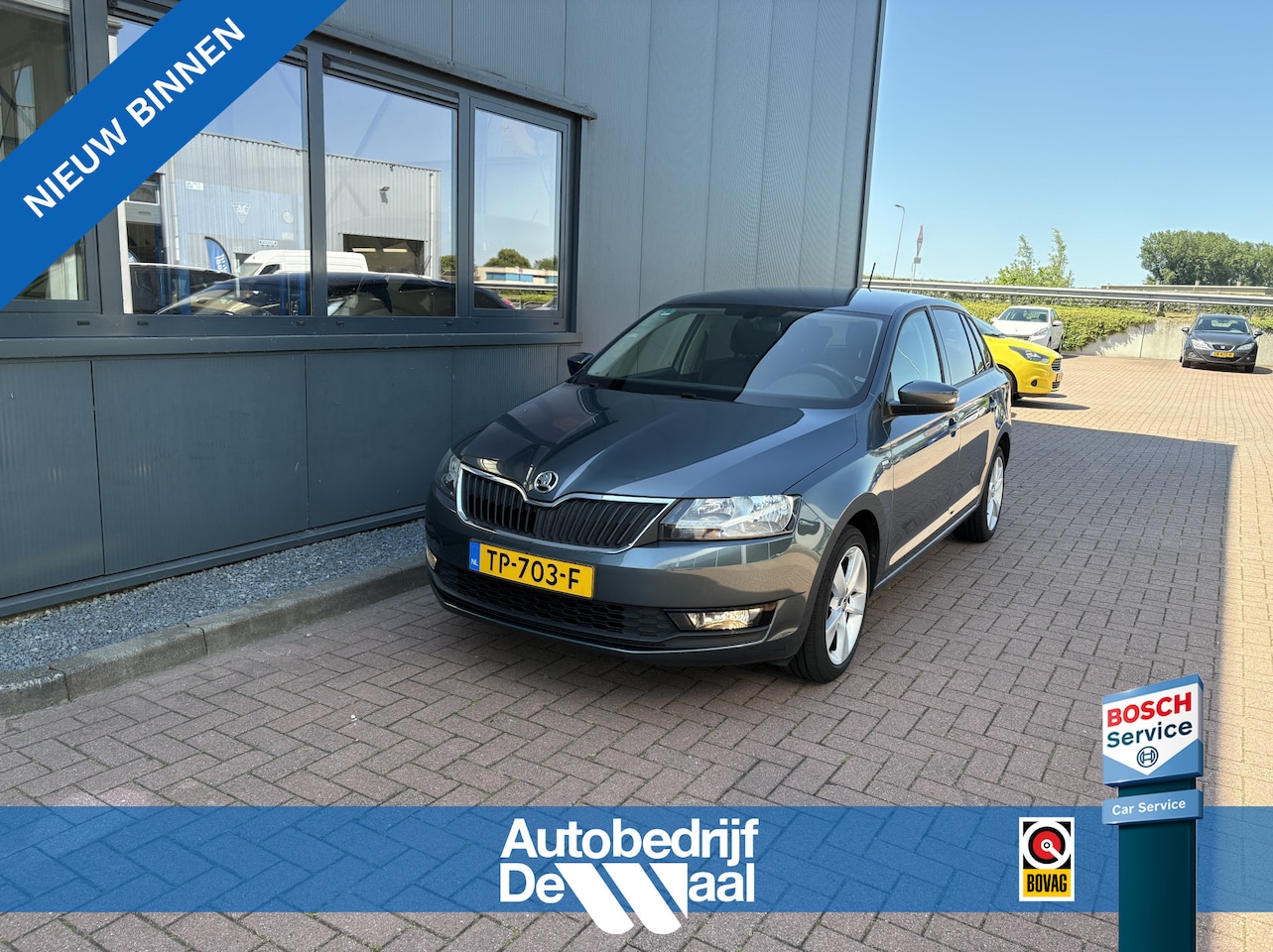 Skoda Rapid Spaceback - 1.0 TSi 95pk Clever Plus NAVI/CLIMA/CRUISE/DAB/PDC/TREKHAAK - AutoWereld.nl