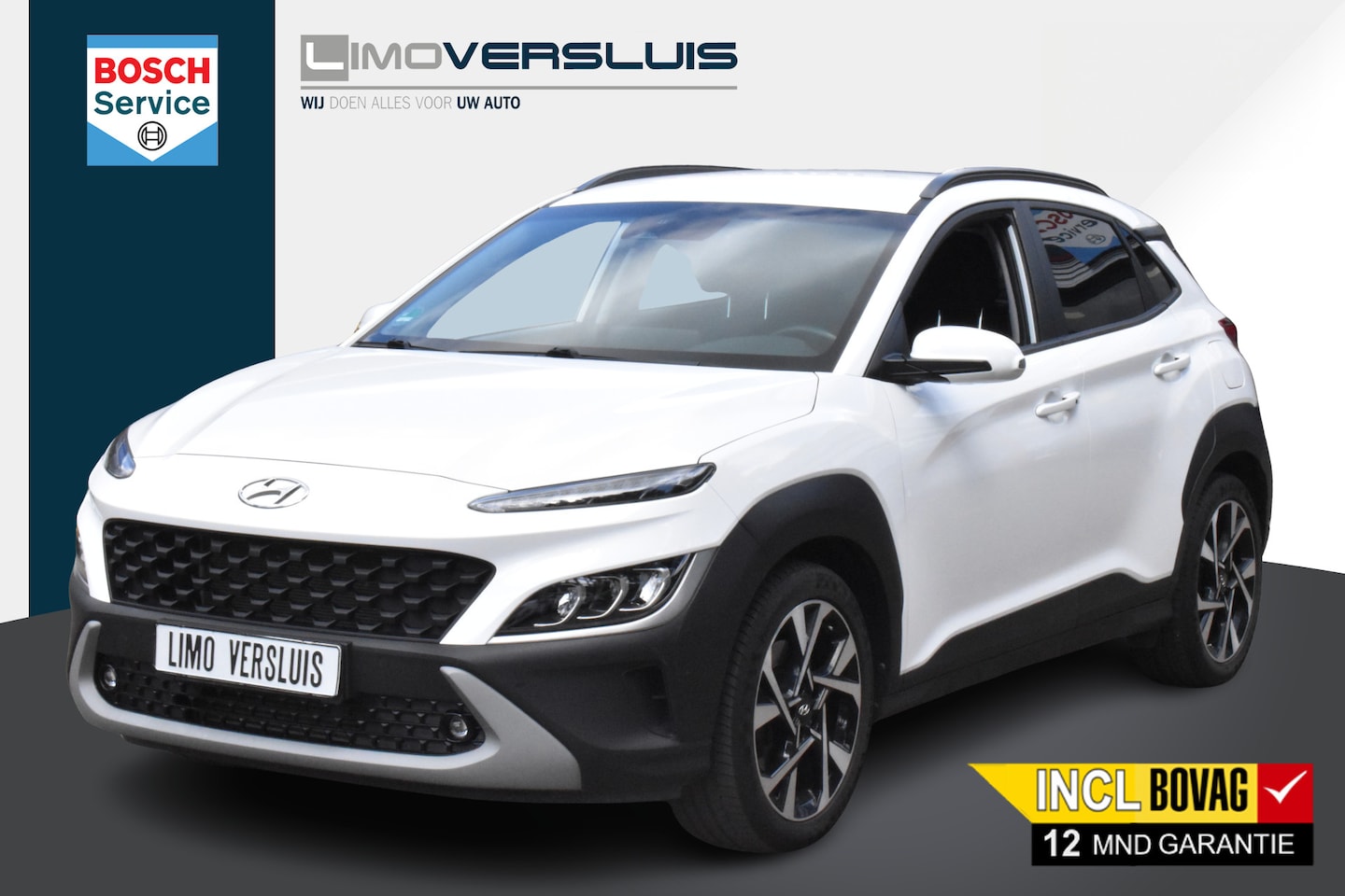 Hyundai Kona - 1.0 T-GDI Premium Pack | Stuur/Stoelverwarming | Trekhaak | Navigatie | 100% Hyundai Onder - AutoWereld.nl
