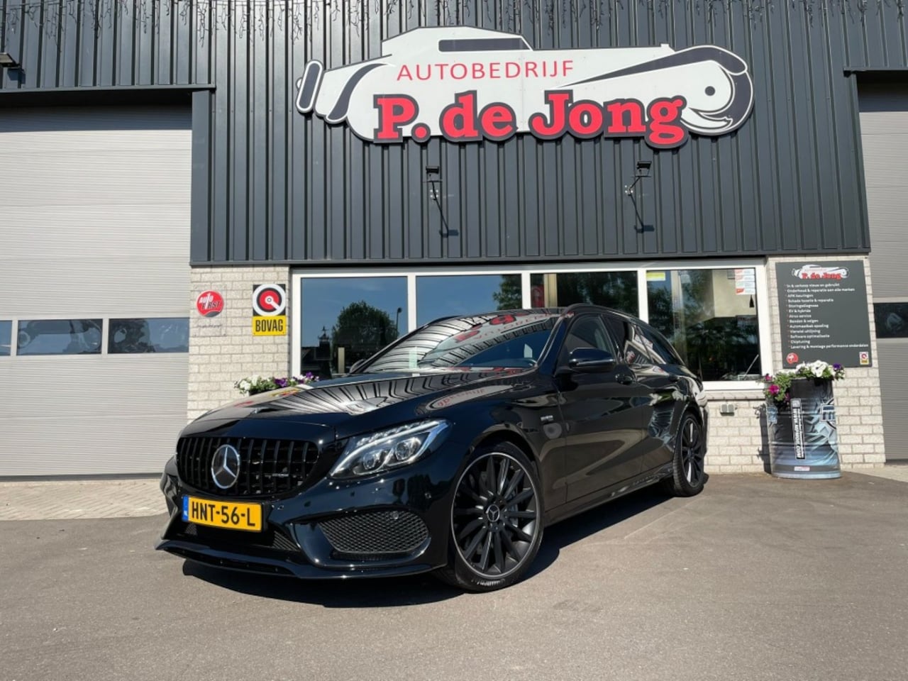 Mercedes-Benz C-klasse - C43 AMG, 4MATIC, Burmester, LED, Carbon, DAB, Trekhaak, 1e eigenaar! - AutoWereld.nl