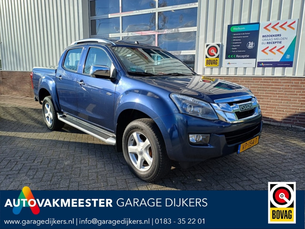 Isuzu D-Max - LSX AT 2,5 Ltr Twin Turbo Dubbele Cabine 5Th Wheel Grijs kenteke - AutoWereld.nl