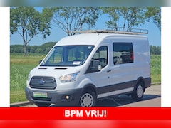 Ford Transit - 330 2.0 TDCI L2H2 DC Airco Trekhaak Imperiaal-Trap Oh-Historie 1e Eigenaar Euro6