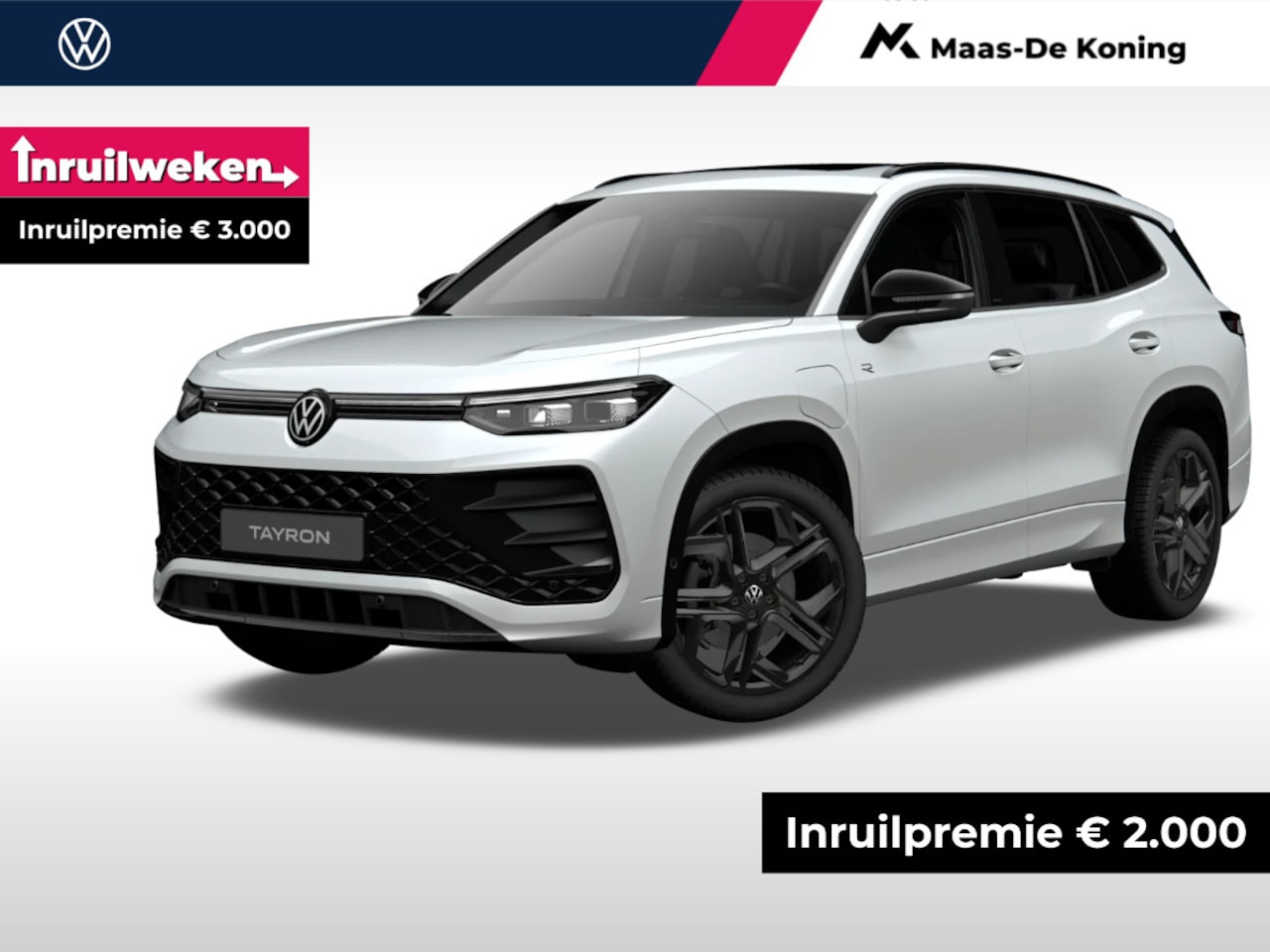 Volkswagen Tayron - R-Line-Edition 1.5 eHybrid 272 pk 6 versn. DSG · Assistance Pakket Plus · Black Style Pakk - AutoWereld.nl