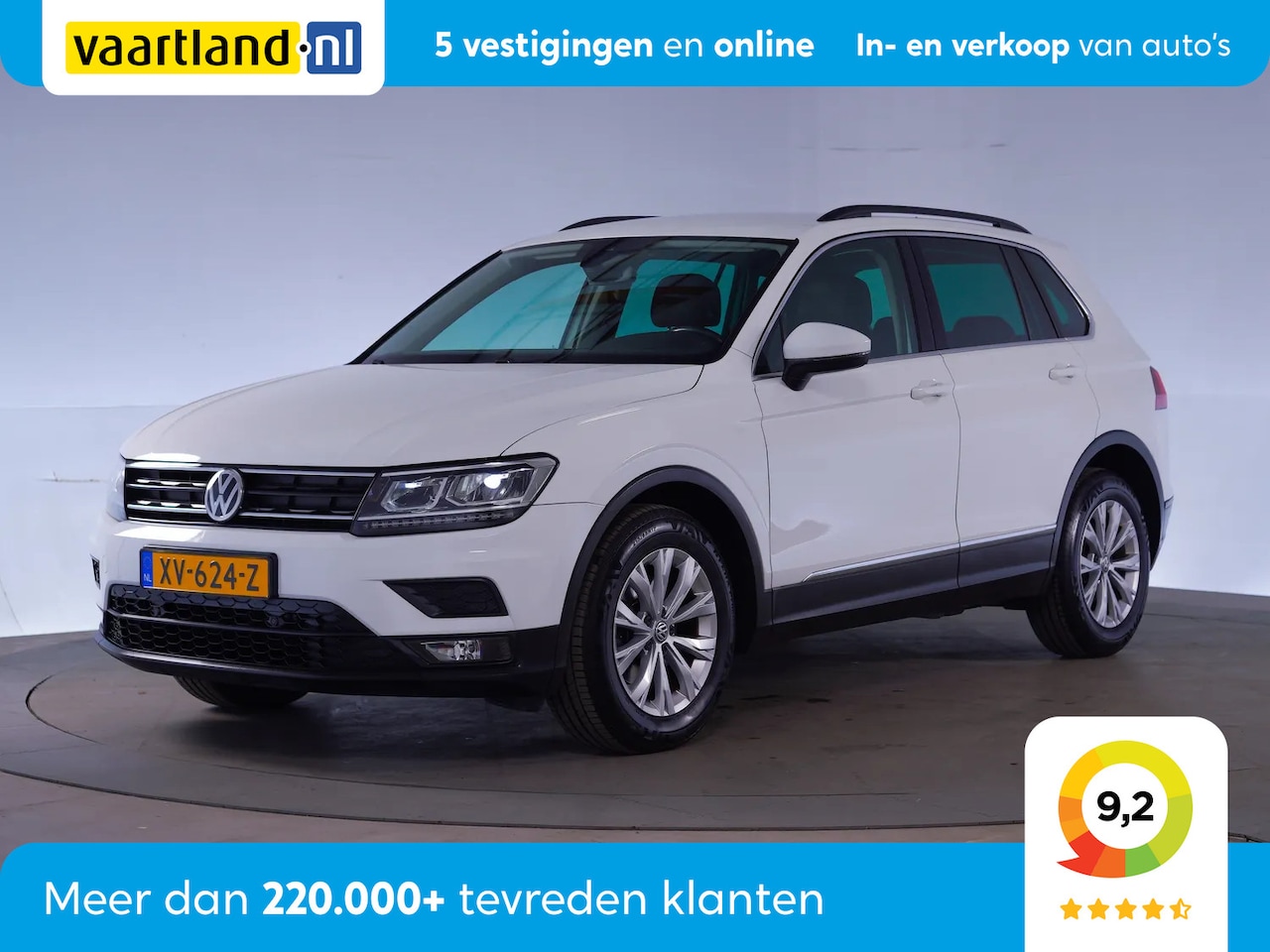 Volkswagen Tiguan - 1.4 TSI ACT 150pk Comfortline Business Aut. [ LED Navi Adapt.cruise ] - AutoWereld.nl