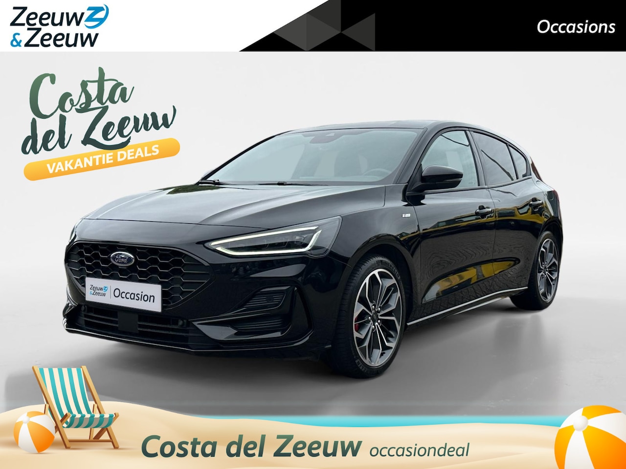 Ford Focus - 1.0 EcoBoost Hybrid ST Line X | Navigatie | Apple carplay & Android auto | Parkeersensoren - AutoWereld.nl