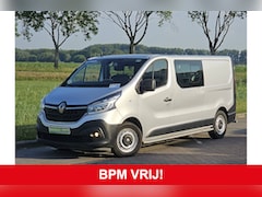 Renault Trafic - 2.0 dCi 145 T29 L2H1 DC Comfort Airco Automaat Navi Sidebars Euro6 145Pk NAP 1e Eigenaar