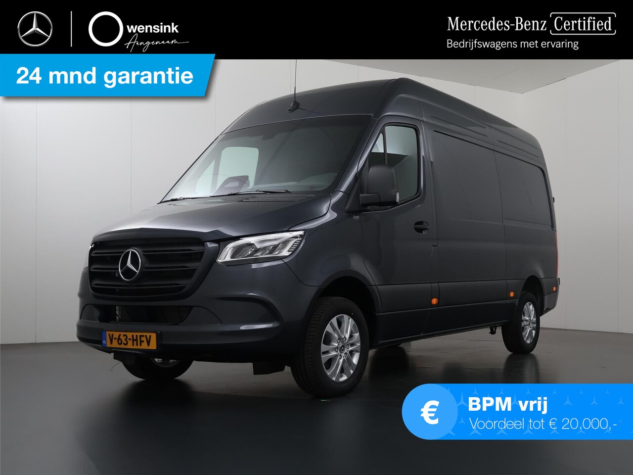 Mercedes-Benz Sprinter - 319 CDI L2 H2 | Aut. | Pro 3500KG AHW Keyless Go | Parkeercamera | Bluetooth | Airco | 3-z - AutoWereld.nl