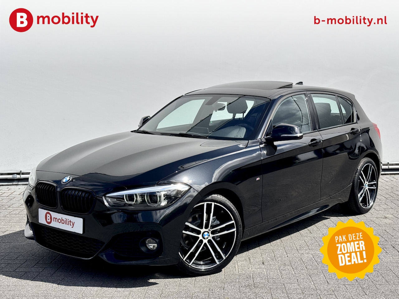 BMW 1-serie - 118i High Executive M-Sport Schuif/kanteldak | Apple CarPlay | Hifi | Leer - AutoWereld.nl