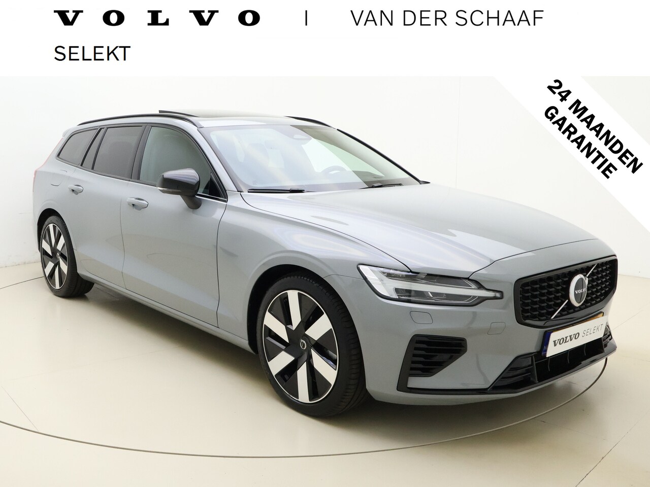 Volvo V60 - T8 455pk AWD Ultra Dark / Head-Up / Panoramadak / El. Trekhaak / 19'' / FULL-LED / Harman& - AutoWereld.nl
