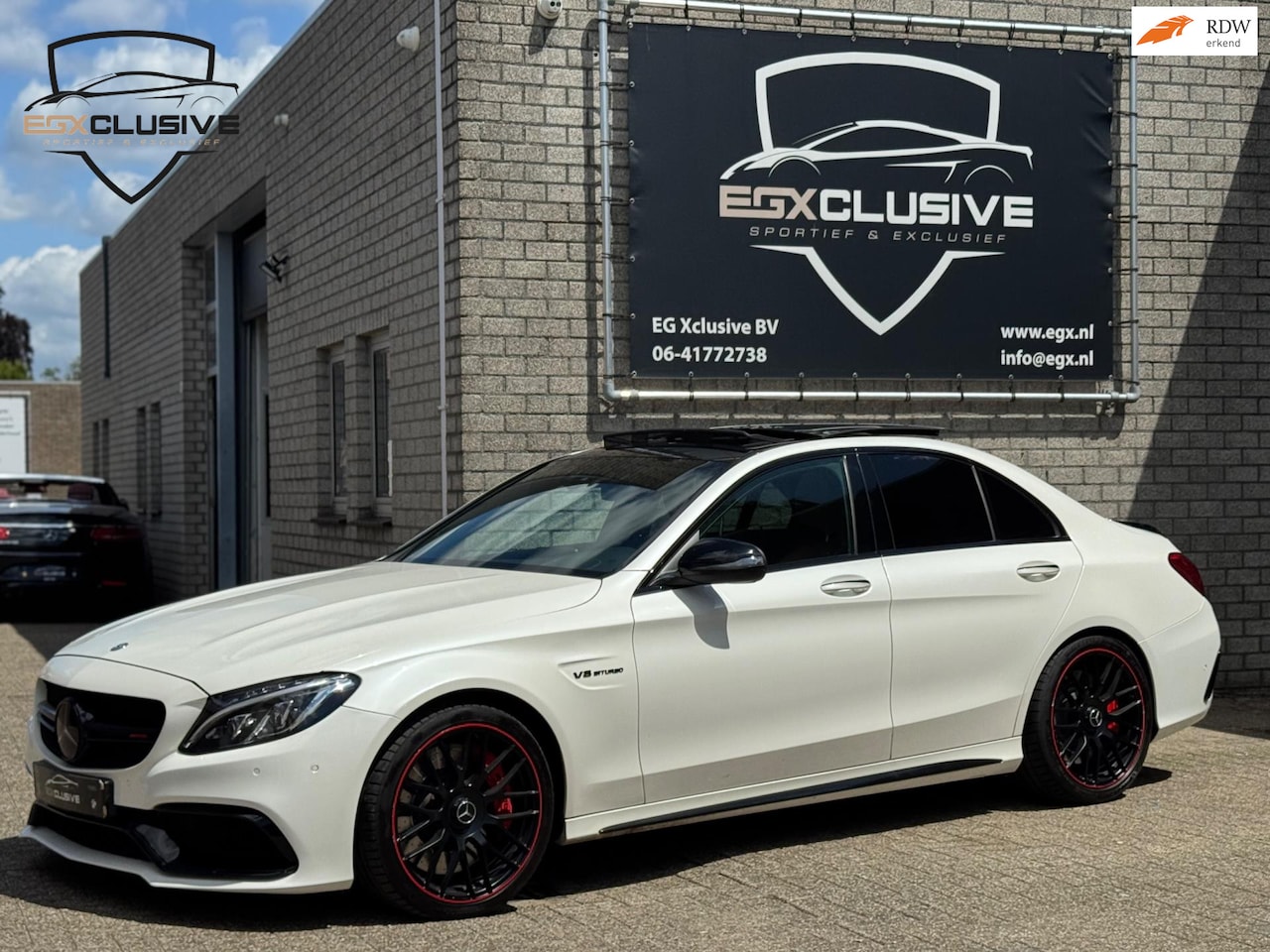 Mercedes-Benz C-klasse - AMG 63 S Edition 1 PANO | BURMESTER | ACC | LANE | BLIND | MEMORY - AutoWereld.nl