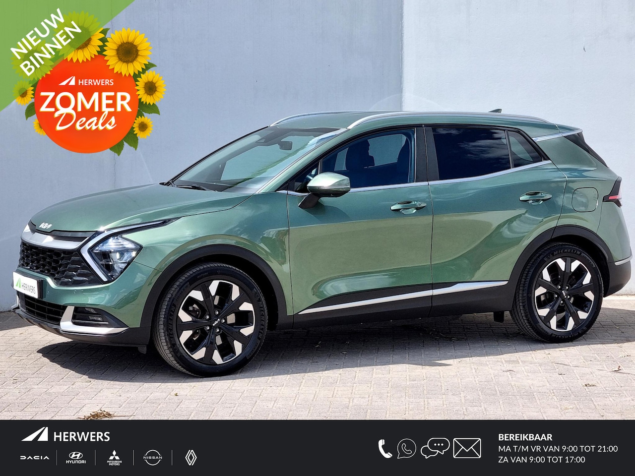Kia Sportage - 1.6 T-GDi Plug-in Hybrid AWD DynamicLine Automaat Automaat / Trekhaak (1350KG Trekgewicht) - AutoWereld.nl
