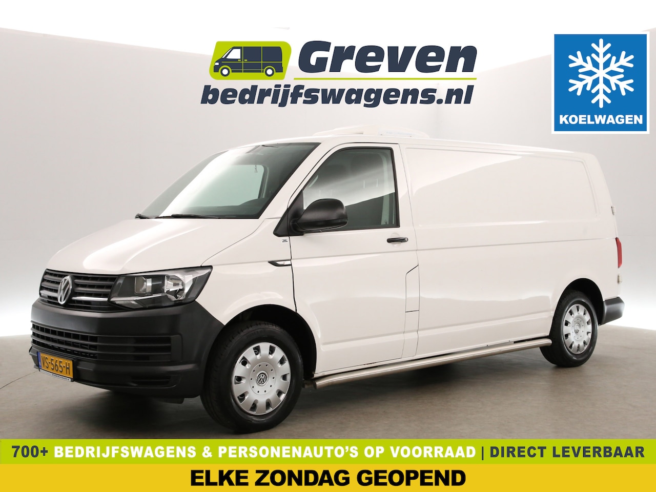 Volkswagen Transporter - 2.0 TDI L2H1 | Koelwagen | Export | Marge | Airco Navi PDC 3 Persoons Koelauto - AutoWereld.nl