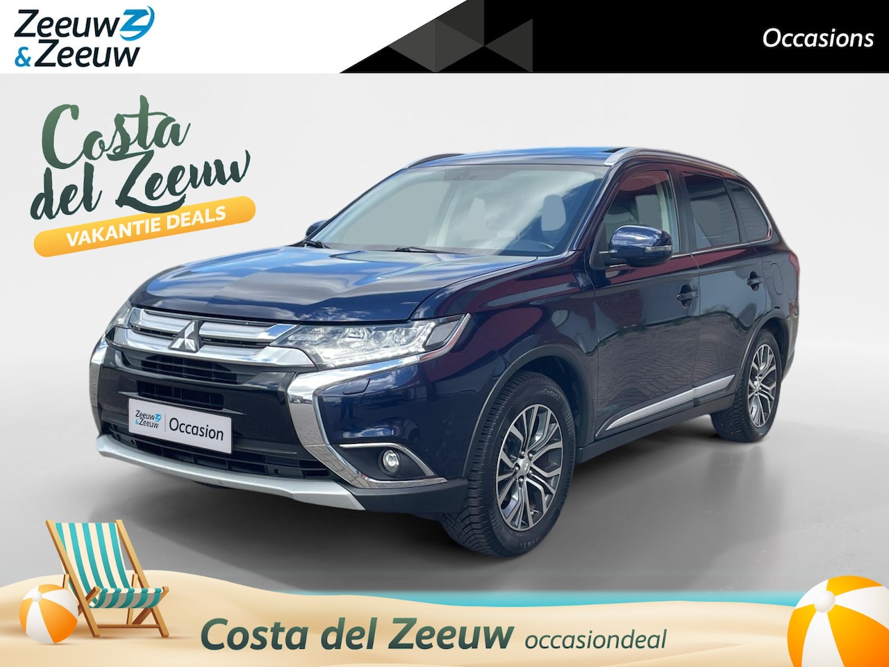Mitsubishi Outlander - 2.0 Instyle |7P |Navigatie| Lederen bekleding| Stoelverwarming|All Season banden| Afneemba - AutoWereld.nl