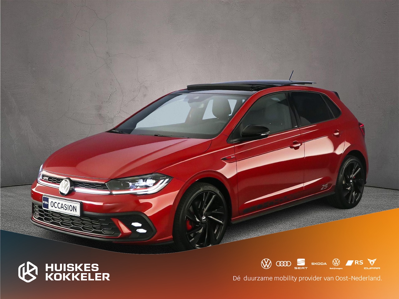 Volkswagen Polo - GTI Edition 25 2.0 TSI 207pk DSG Automaat Panoramadak, Beats audio, LED matrix koplampen, - AutoWereld.nl
