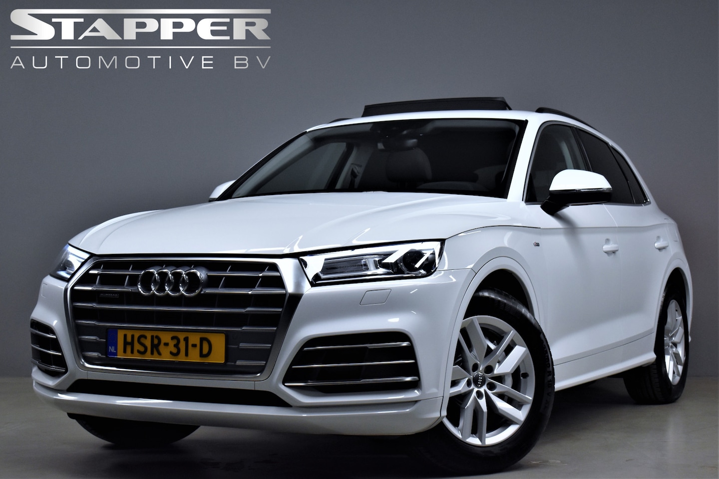 Audi Q5 - 50 TFSI e 299pk Quattro S-Line 1e. Eig Dealer OH Pano/Luchtvering/Trekhaak/Camera/Keyless/ - AutoWereld.nl