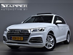Audi Q5 - 50 TFSI e 299pk Quattro S-Line 1e. Eig Dealer OH Pano/Luchtvering/Trekhaak/Camera/Keyless/
