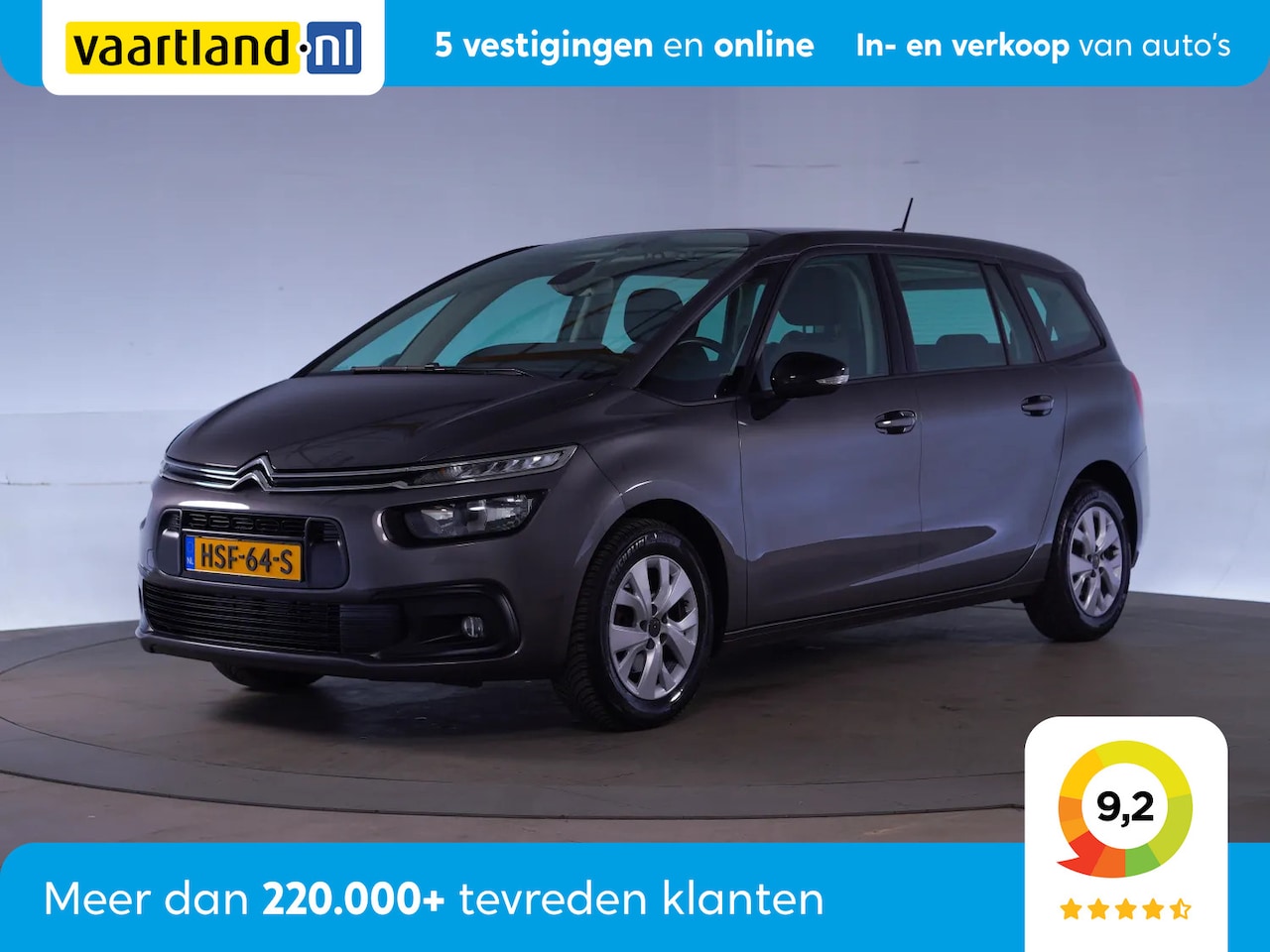 Citroën Grand C4 SpaceTourer - 1.2 PureTech Business 7-Pers Aut. [ Navi Carplay Climate ] - AutoWereld.nl