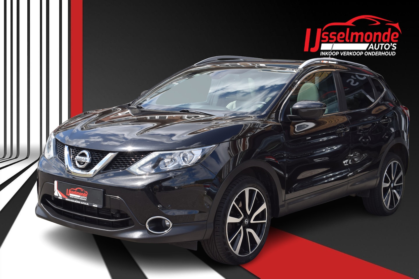 Nissan Qashqai - 1.2 Tekna Automaat Pano 360 Camera PDC Navi - AutoWereld.nl