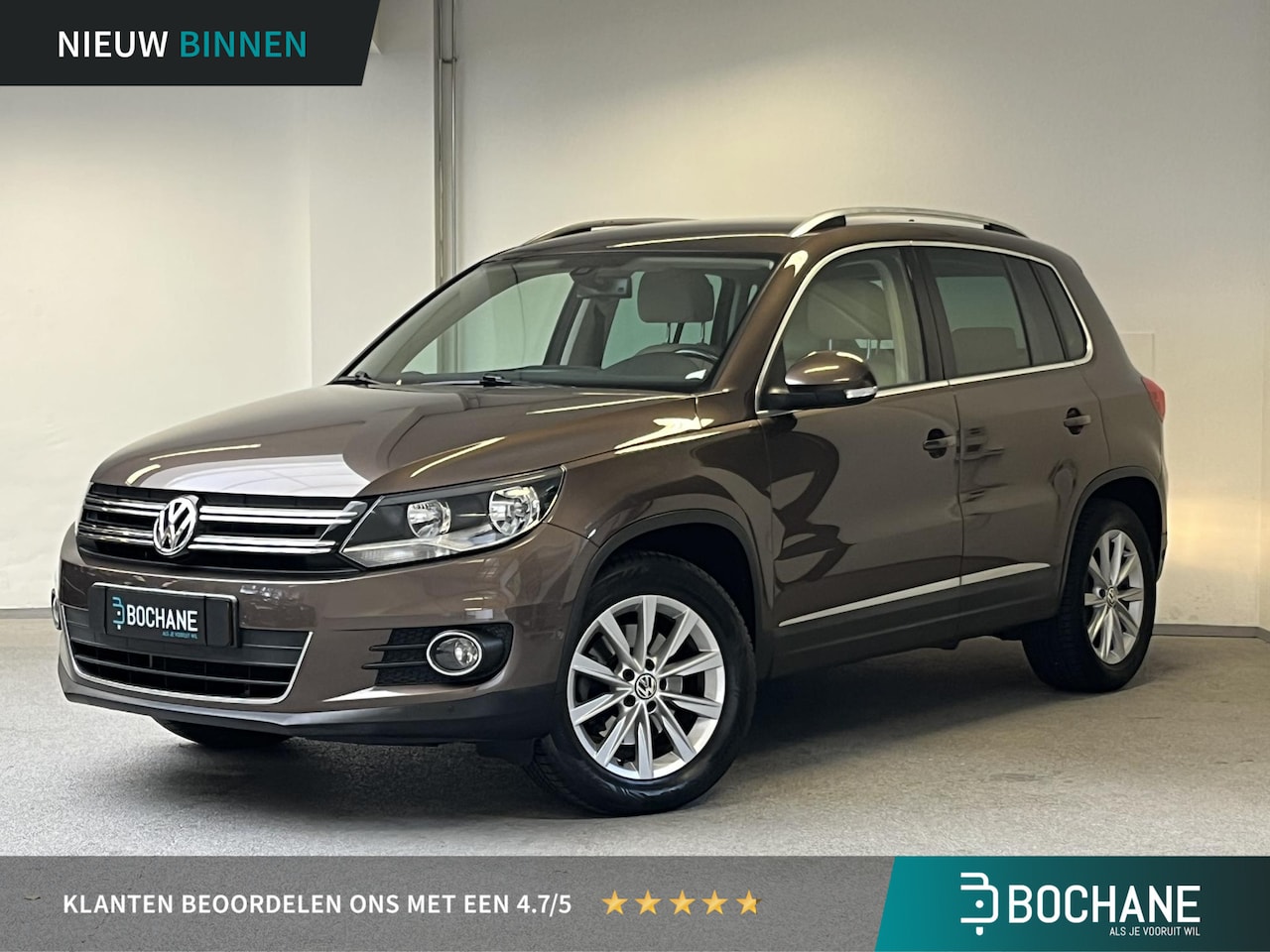 Volkswagen Tiguan - 1.4 TSI Sport&Style | TREKHAAK | 2e-EIG. | LEDER | NAVI | - AutoWereld.nl