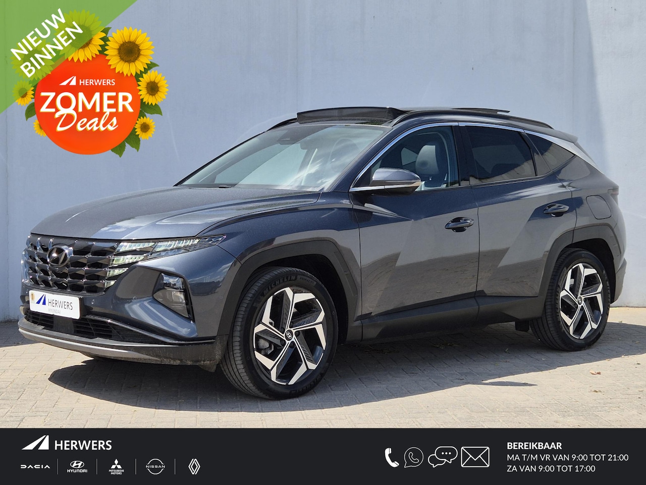 Hyundai Tucson - 1.6 T-GDI PHEV Premium Sky 4WD Automaat / Trekhaak afneembaar / Trekgewicht 1350 kg / Glaz - AutoWereld.nl