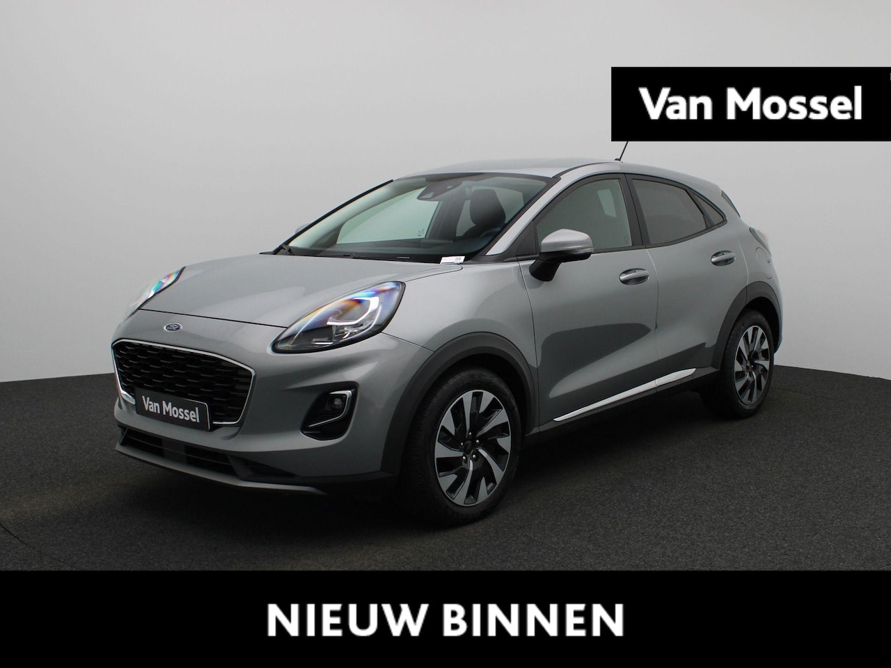 Ford Puma - 1.0 Ecoboost Titanium | Automaat | Verwarmbare Voorstoelen/Stuurwiel/Voorruit | Apple Carp - AutoWereld.nl