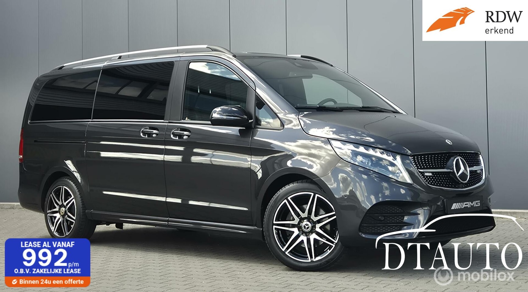 Mercedes-Benz V-klasse - 300d AMG Lucht Burm Dist Stoel Koel/V Enz! - AutoWereld.nl