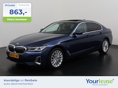 BMW 5-serie - 530e Luxury Line | All-in 863, - Private Lease | Zondag Open