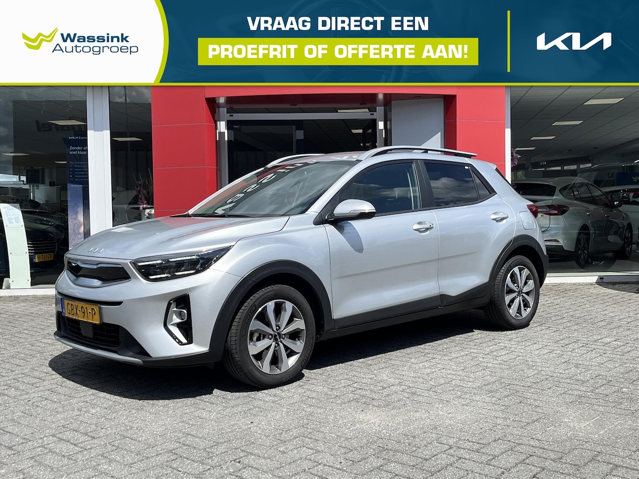Kia Stonic - 1.0 T-GDi MHEV 100pk DynamicPlusLine | Airconditioning | Parkeer camera | Cruise Control | - AutoWereld.nl