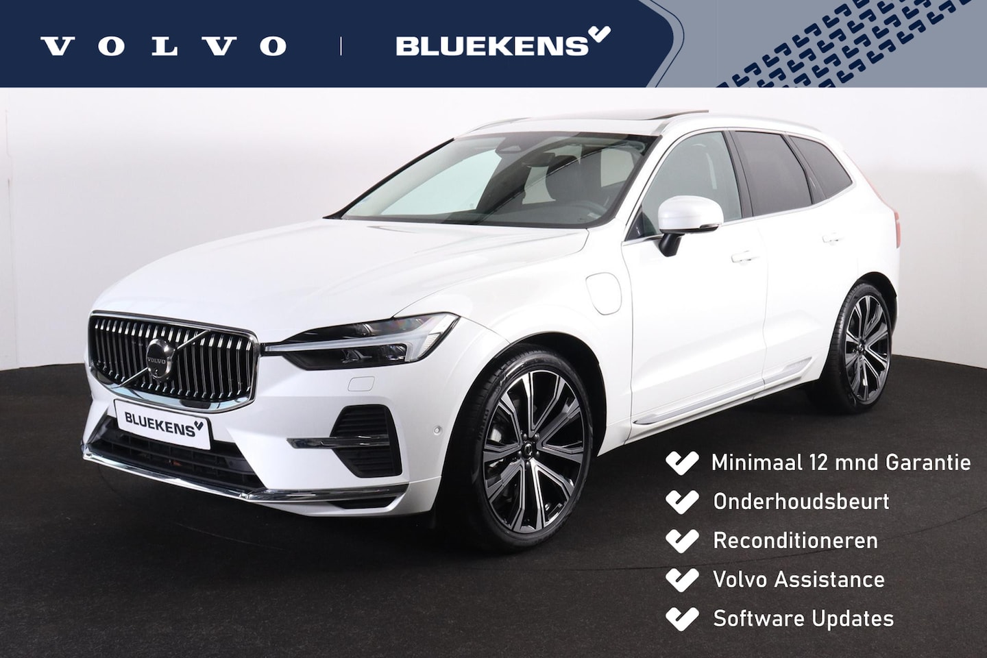 Volvo XC60 - T8 Recharge AWD Plus Bright - LONG RANGE - Luchtvering - Panorama/schuifdak - IntelliSafe - AutoWereld.nl