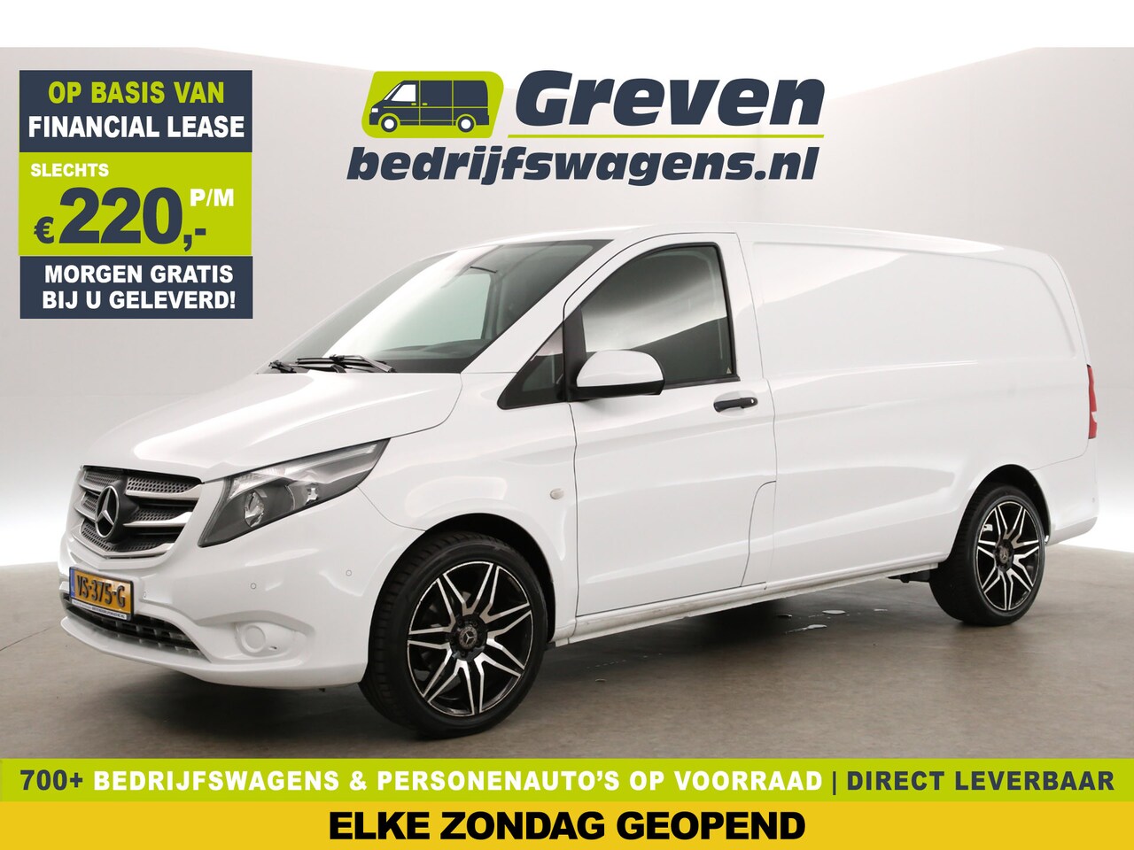 Mercedes-Benz Vito - 114 CDI Lang Airco Cruise Camera 3 Persoons PDC Trekhaak - AutoWereld.nl