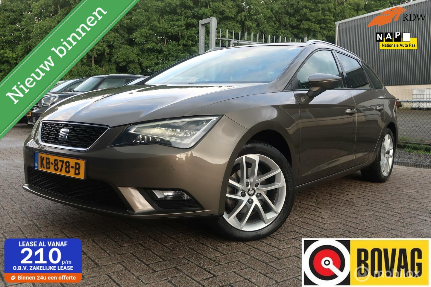 SEAT Leon ST - 1.4 TSI Style Connect AUTOMAAT,PANODAK,CARPLAY - AutoWereld.nl