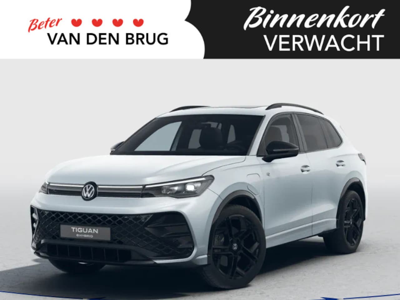 Volkswagen Tiguan - R-Line-Edition 1.5 eHybrid 200 kW / 272 pk SUV 6 v Trekhaak | Black Style | Interieur Styl - AutoWereld.nl