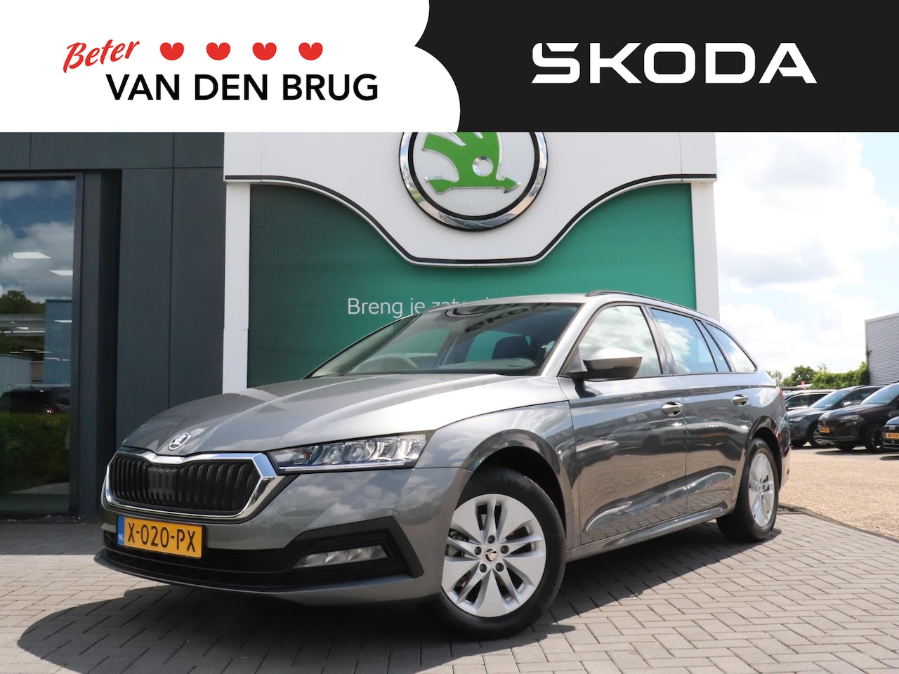 Skoda Octavia Combi - 1.0 TSI 110pk Business Edition | Trekhaak | Cruise control | Parkeersensoren | Elektrische - AutoWereld.nl