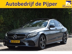 Mercedes-Benz C-klasse - 180 Business Solution AMG | NL-Auto | 360 gr. camera | Pano.dak | Afn.haak | Carplay | Ful