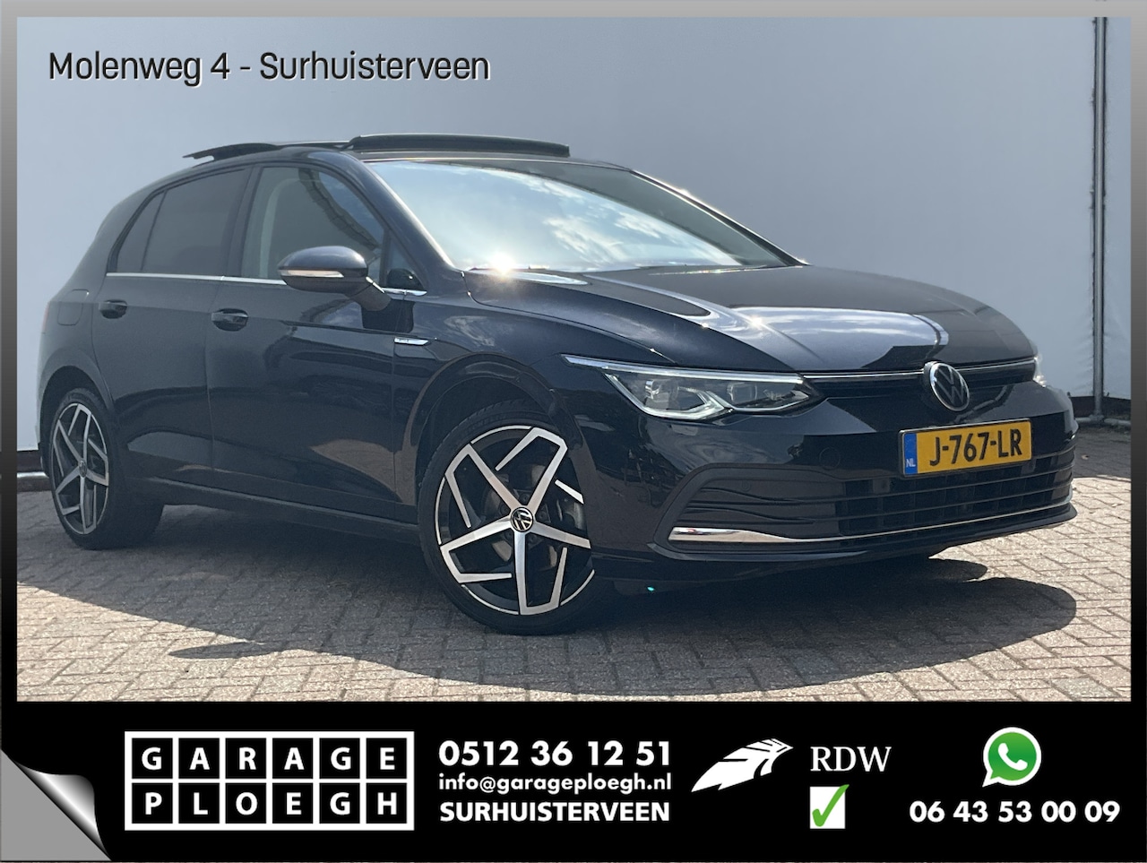 Volkswagen Golf - 1.5 TSI Style Pano Sfeerverl Adap.Cruise Carplay Led Memory Uitstraling! - AutoWereld.nl