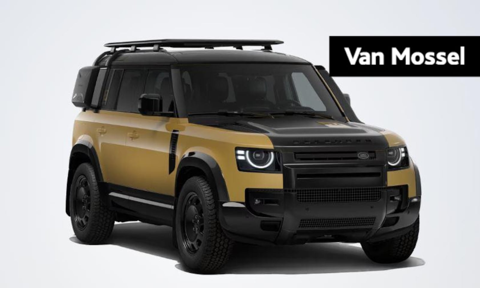 Land Rover Defender 110 - 2.0 P300e 110 Trophy Edition Deep Sandglow Yellow LIMITED EDITION - AutoWereld.nl