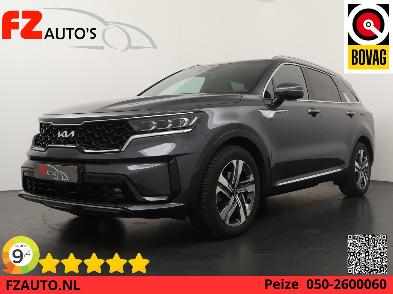 Kia Sorento - 1.6 T-GDI Plug-in Hybrid 4WD ExecutiveLine 5-zits | Trekhaak | Lederen bekleding | 360-Cam - AutoWereld.nl