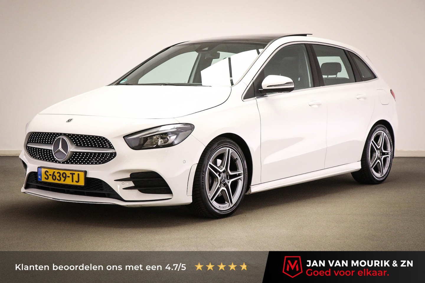 Mercedes-Benz B-klasse - 200 Business Solution AMG | PANORAMADAK | SFEERVERLICHTING | APPLE | CAMERA - AutoWereld.nl