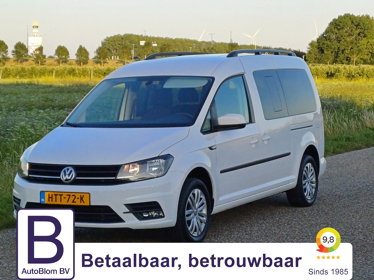 Volkswagen Caddy Maxi - 7-Pers. 1.4 TSI Trendline /Lage KM/Trekh/Clima/Cruise/Stoelverw./ - AutoWereld.nl